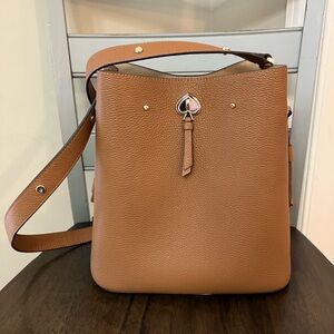 Kate Spade Warm Gingerbread Marti Bucket Bag Large